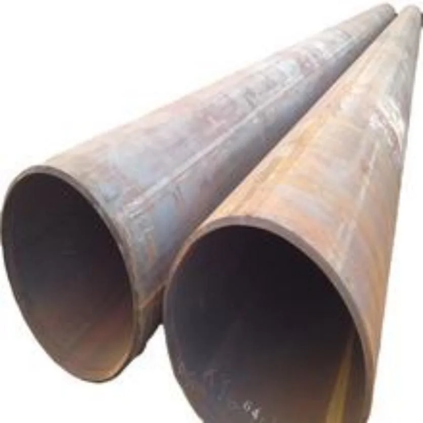 Black Painted Anti Corrosion SSAW LSAW Steel Pipeline Coal Tar Epoxy Steel Pipeline Marine Piling M