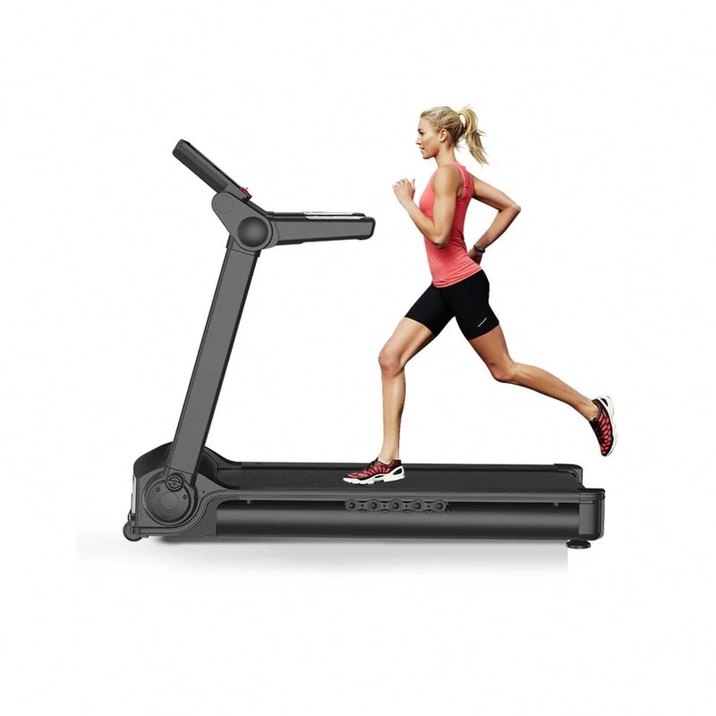 Electric Motorized Treadmill Super Shock-Absorbing Slim Quiet Treadmill with Large Display