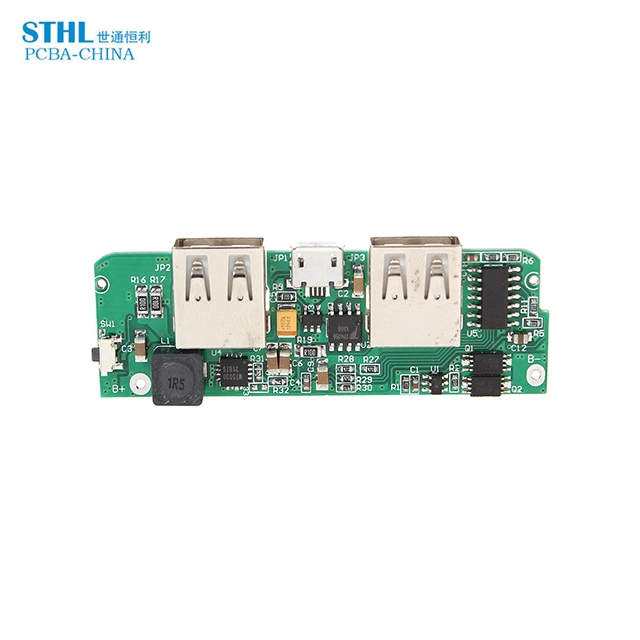 Componentes electrónicos montaje de adaptadores de alimentación PCBA Fabricación 94V0 circuito de bancos de alimentación PCB de la placa