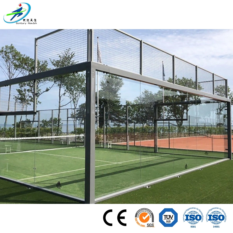 Century Star Rubber Sport Floor Supplier LED Light Artificial Grass and Plastic Flooring Indoor/Outdoor Paddle Tennis Court