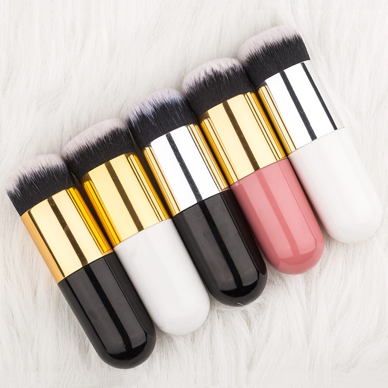 Professional Chubby Pier Foundation Brush 5color Makeup Brush Flat Cream Makeup Brushes