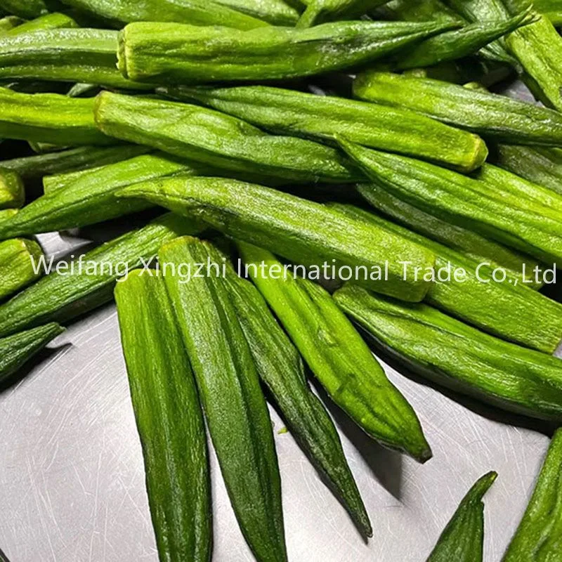 Low Fat Vacuum Fried Vegetable Vacuum Fried Okra Chips