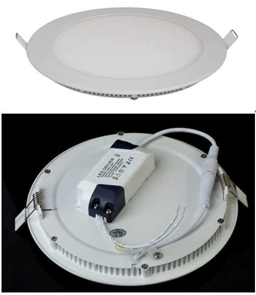 3/6/12/18/24W Round Recessed Ultra Slim LED Panel Light