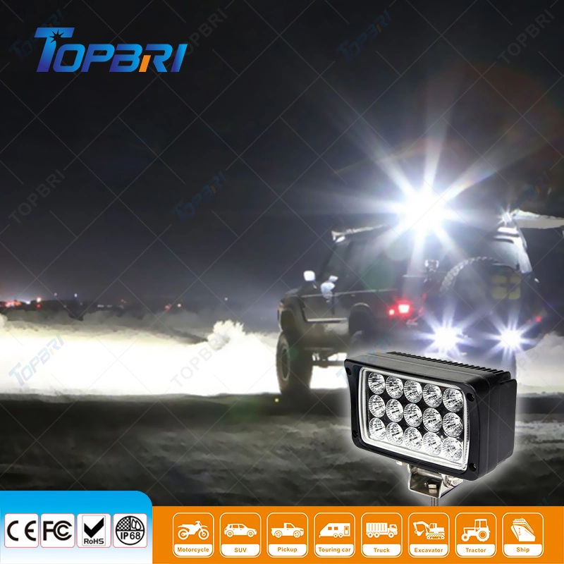 45W Offroad carretilla cabeza LED automático de luces de conducción de trabajo