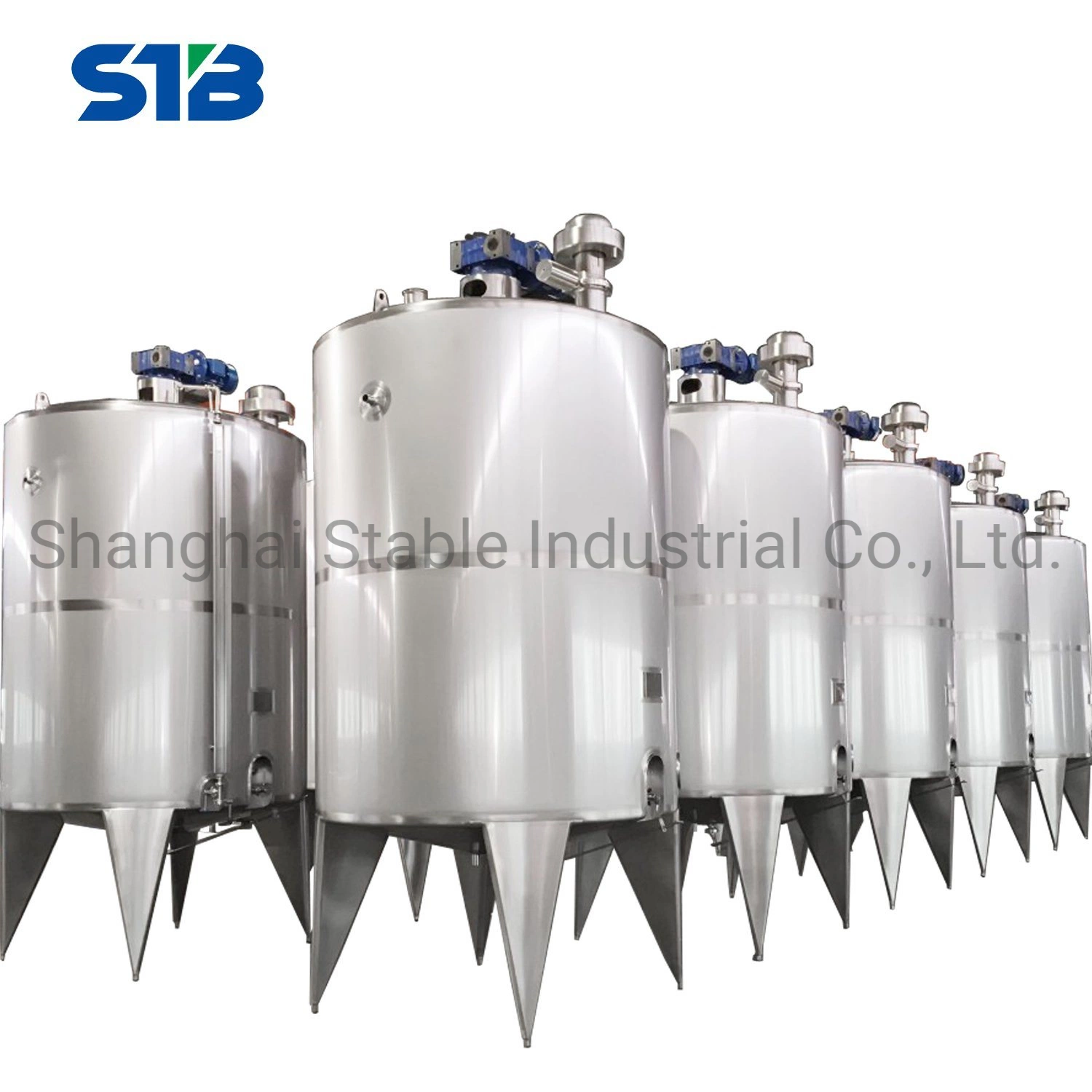 Bulk Storage Tanks/Stainless Steel Milk Cooler for Dairy Pre-Treatment Process