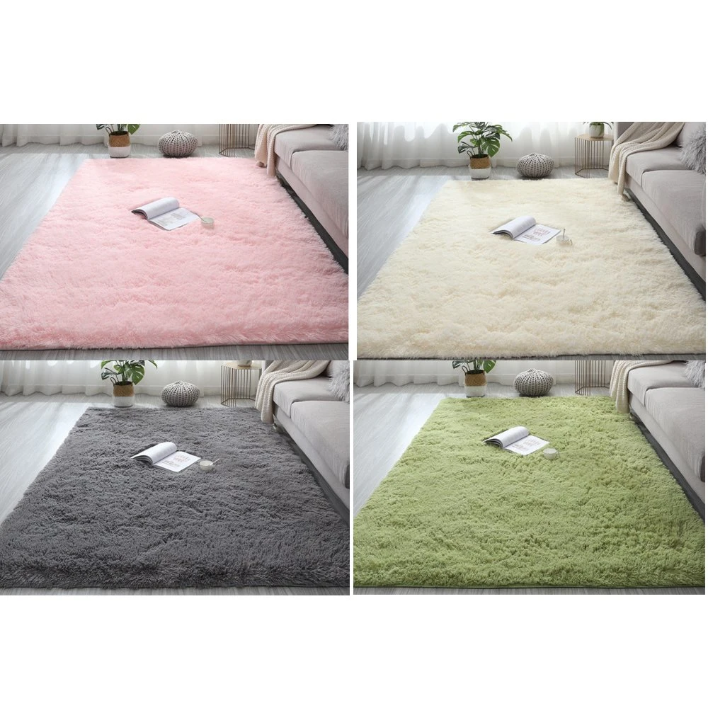 Manufacturer Texpro Hot Selling Customized Modern Shaggy Plush Area Rug Floor Carpets Mat