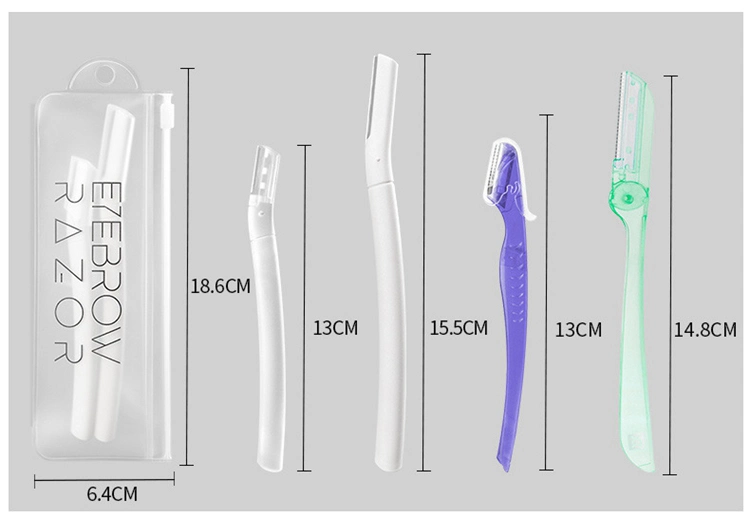 Biodegradable Environment Eco Friendly Eyebrow Razor