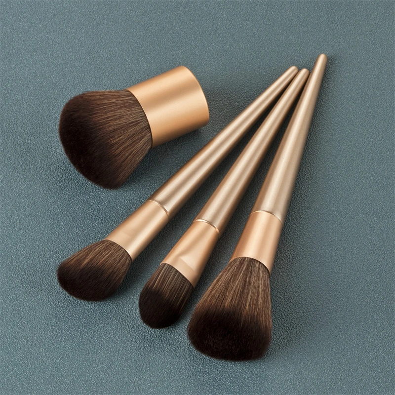 Portátil de alta calidad de pincel de maquillaje 4 PCS Vegan Foundation Brush Pincel Blush Beauty Tools