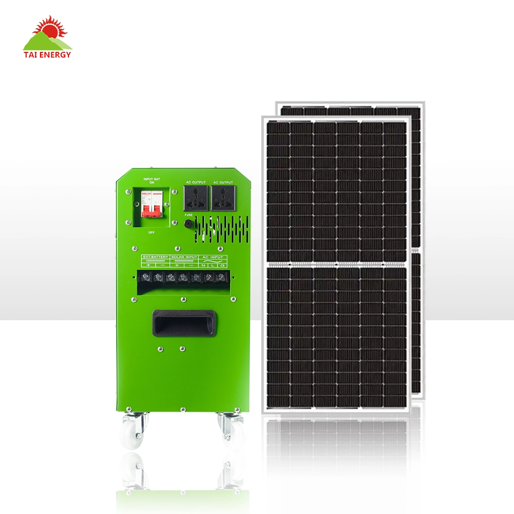 Portable 1kw de 1,5 kw de energía solar el sistema con la salida de CC