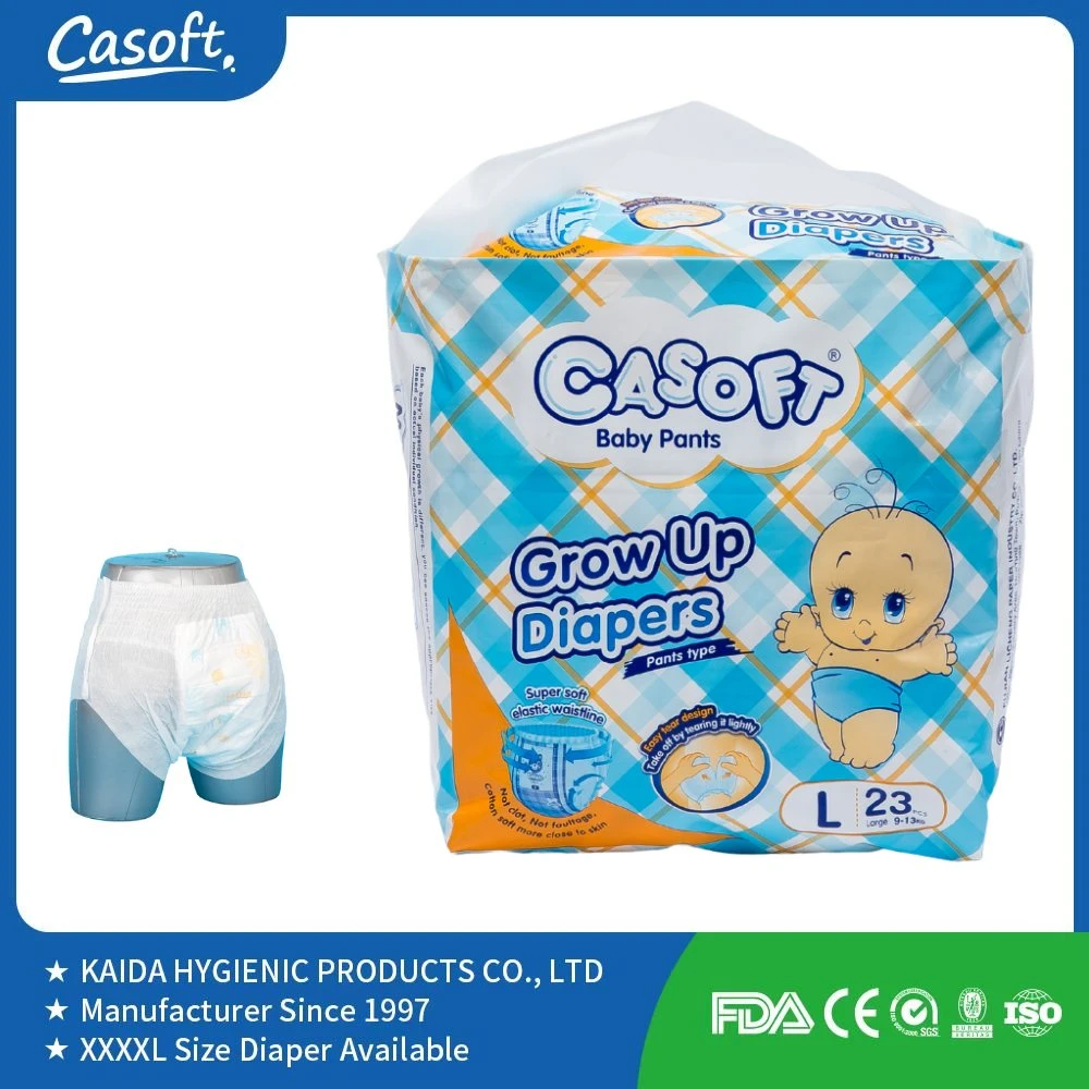 Casoft or OEM/ODM Soft and Breathable A Grade Super Thin Old Kids Pampering Diaper Pants Baby Disposable in China Manufacturer Baby Products in America Russia