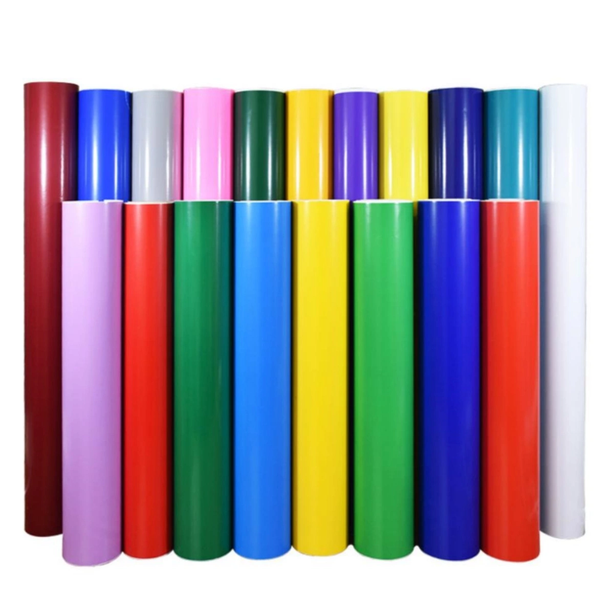 Colorful PVC Matte and Glossy Self-Adhesive Permanent Cutting Vinyls for Plotter