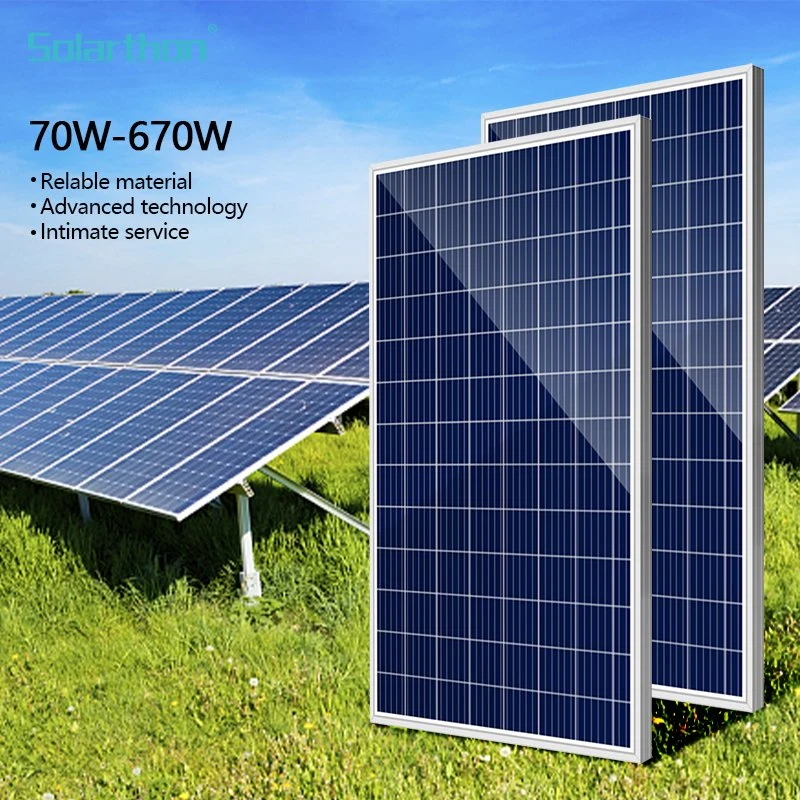 Solarthon Meilleur prix de gros pour les panneaux solaires photovoltaïques monocristallins Mono My Solar de 360W, 450W et 670W pour les systèmes d'énergie solaire renouvelable.