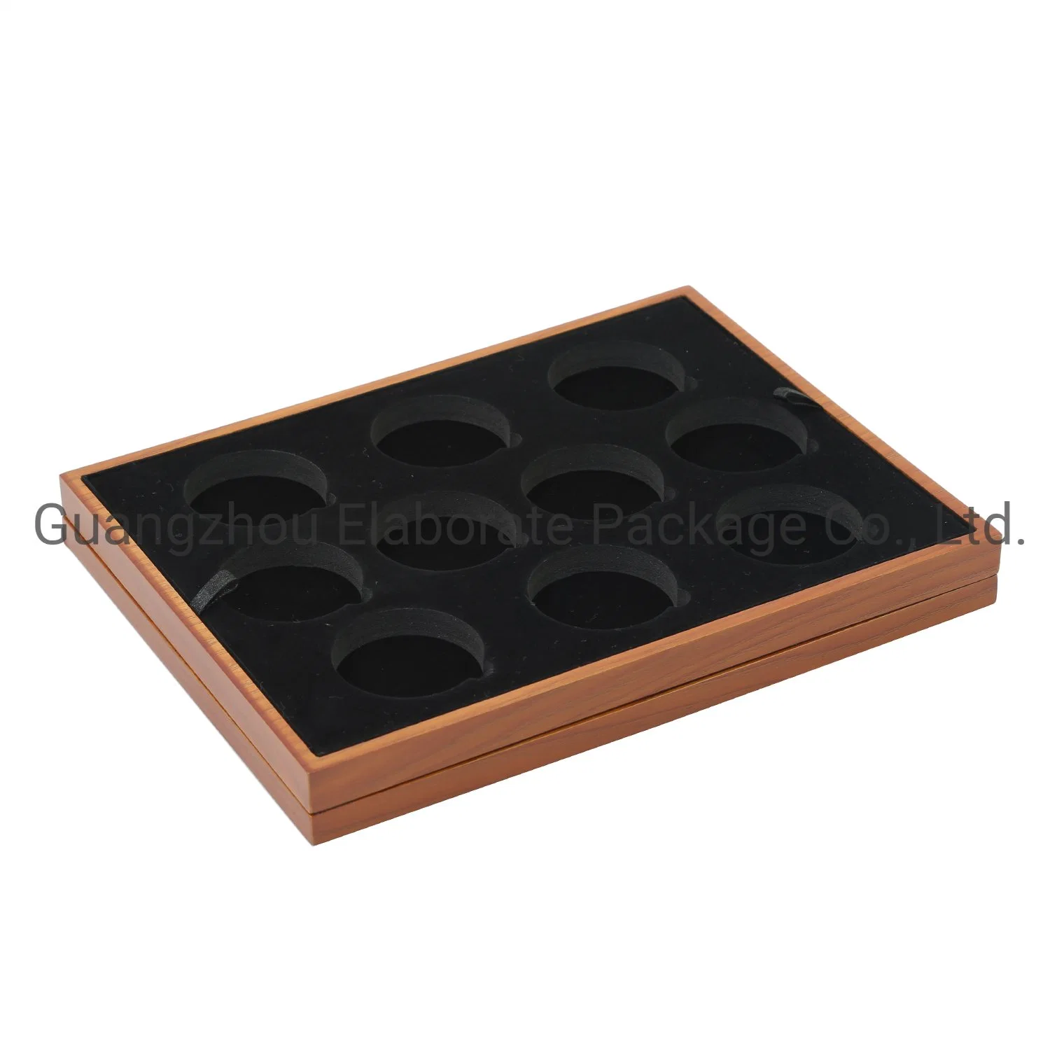 Customized Wood Medal Coin Tray Wooden Gift Display Luxury Tray