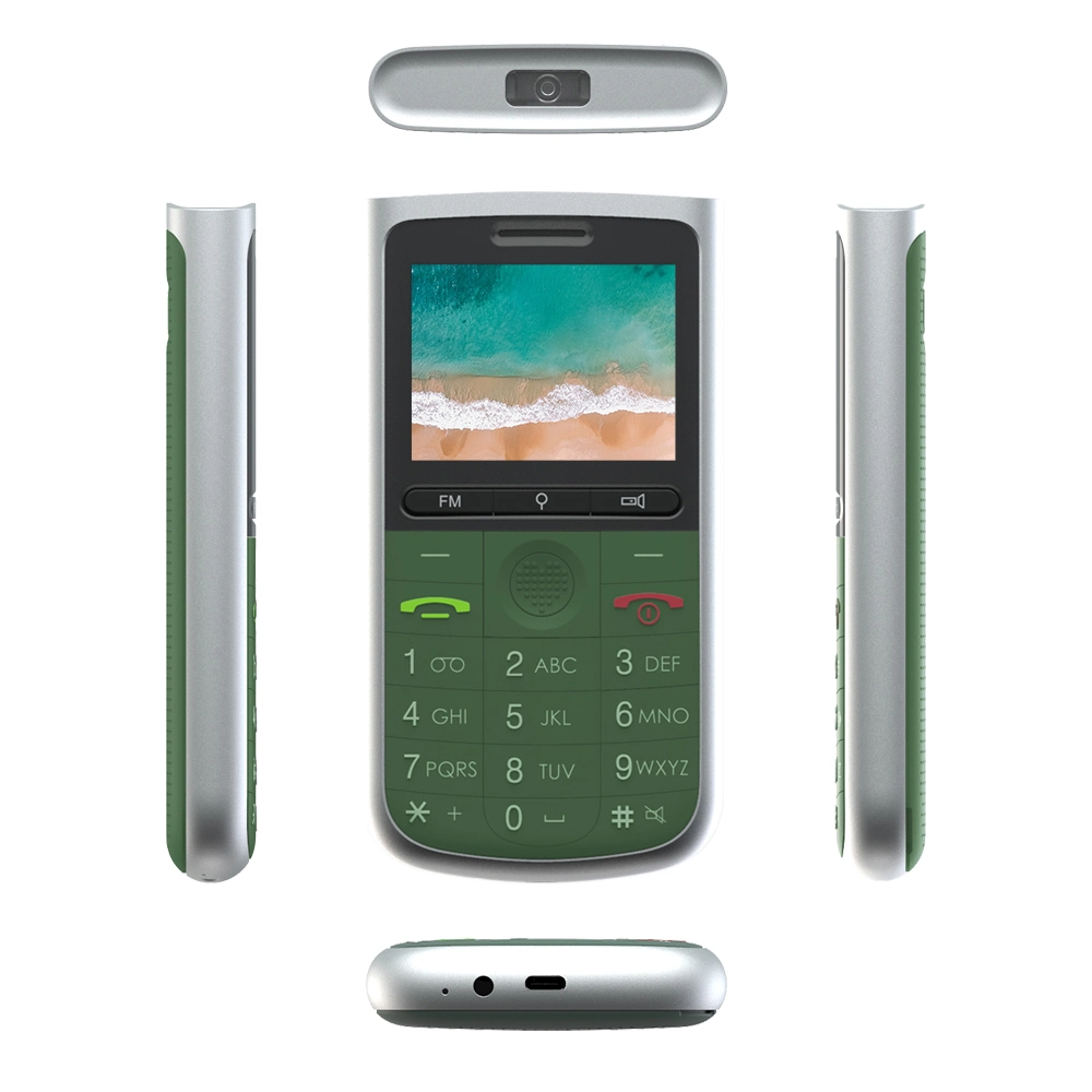 Senior Citizen Mobiltelefon 24 Zoll Große Tasten Lautsprecher Typ C Sos Senior Phone Keypad Mobile 4G