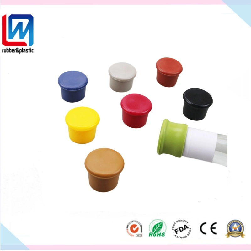 Custom Silicone Rubber Plug Stopper Cap for Wine Bottle