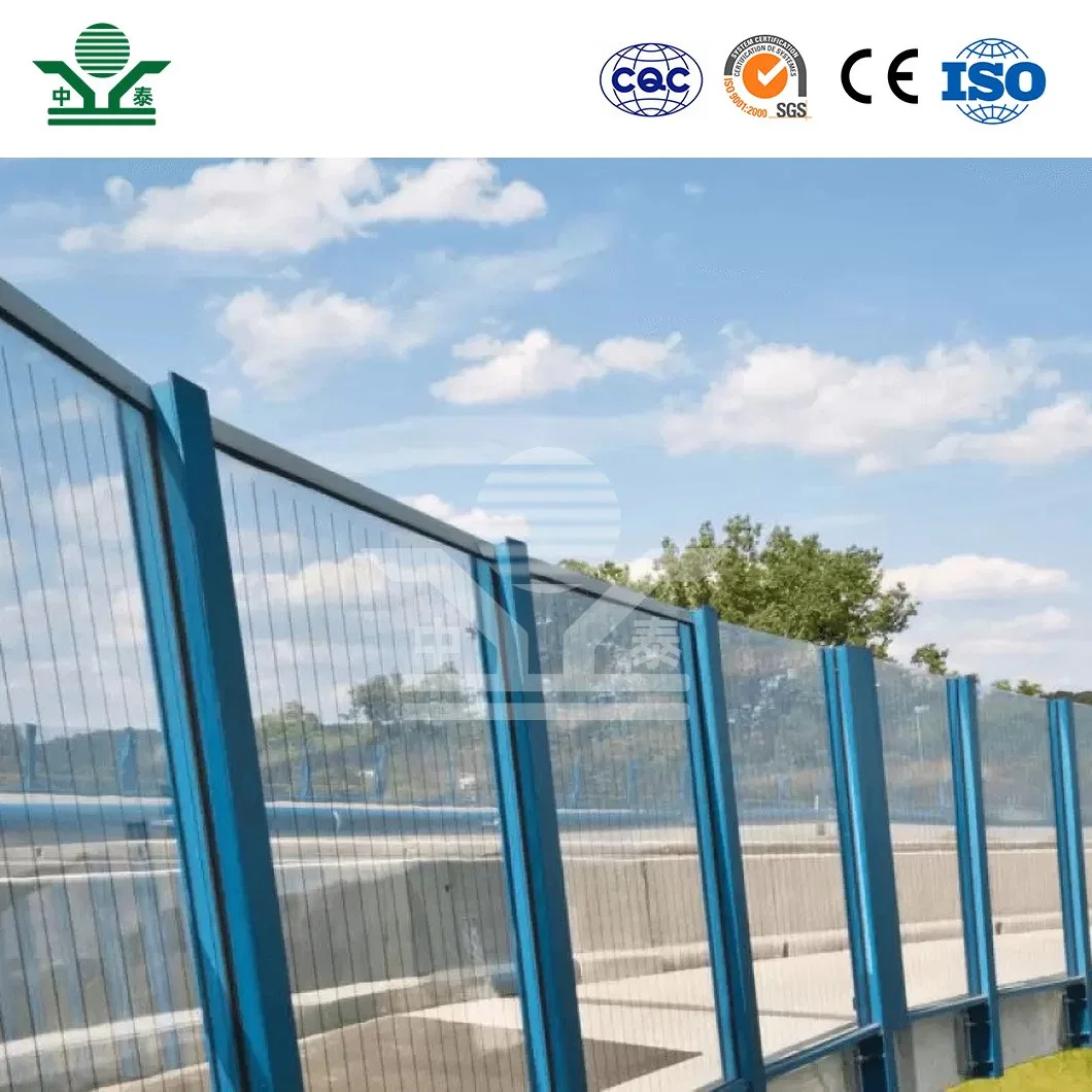 Zhongtai Barrier Wall Original Factory Soundproof Barrier Panels 1960*500*80mm Viaduct Sound Barrier