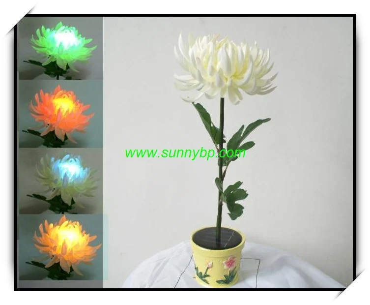 Color Change Flower Garden Light with Solar Power