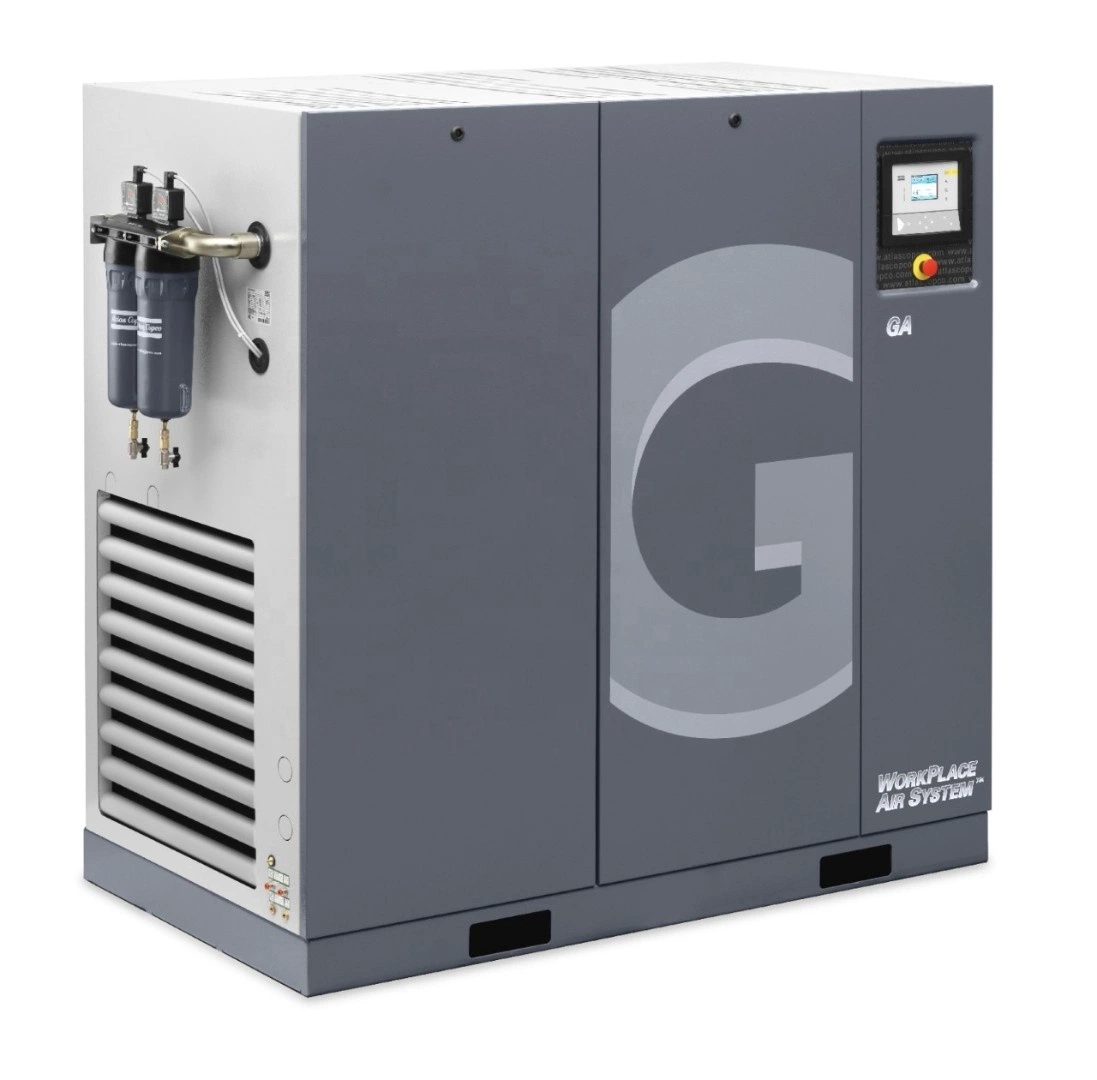 Ga11 7.5bar 109psi 69.4cfm 11kw Oil-Injected China Cheap Electric Atlas Copco Screw Air Compressors Compressor