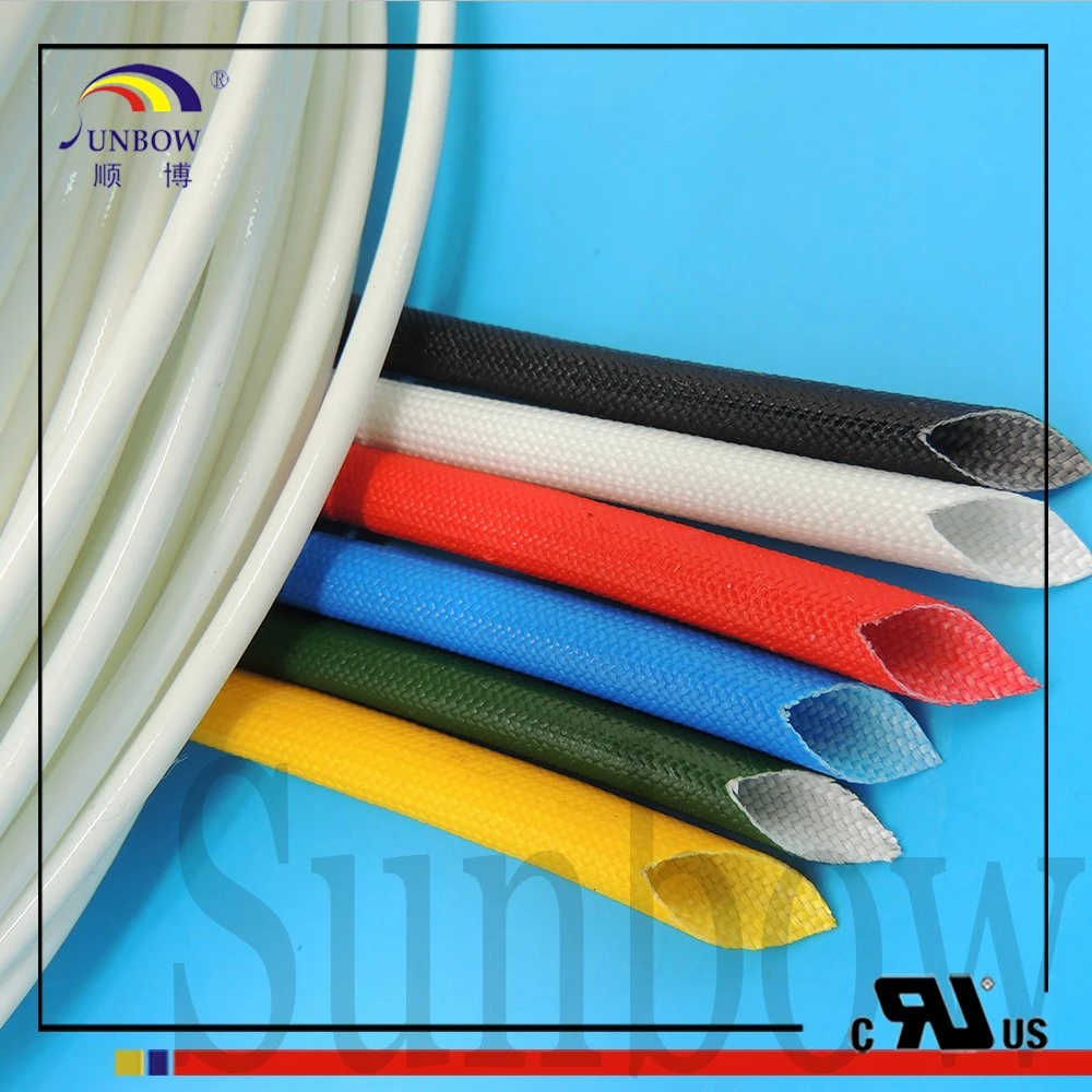 Fiber Glass Braided Sleeving with Silicone Rubber Coating