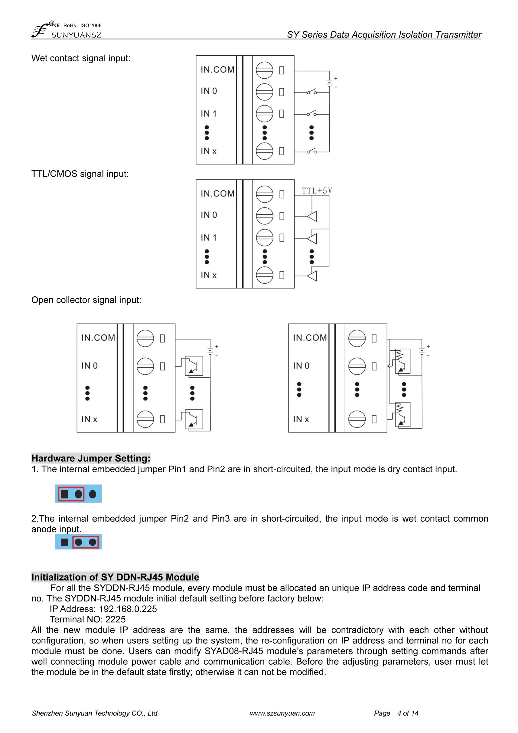 2 Channels Digital Signal to Relay Output Data Acquisition