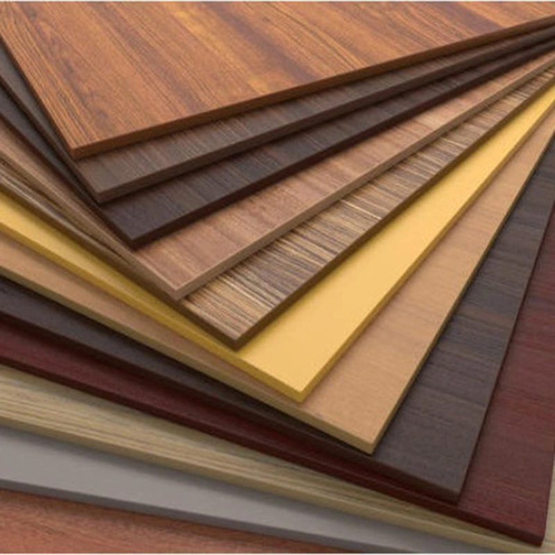 Various Colors Melamine Coated MDF Board Plywood Sheet as Decoration