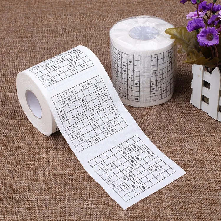 Ulive Best Quality Funny Pattern 2 Ply Embossed Customized Toilet Paper