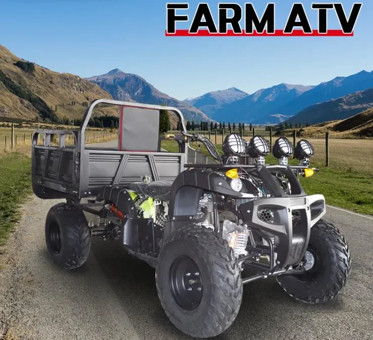 ATVs &amp; UTVs für Erwachsene 4X4 Landwirtschaft 250cc 300cc 1,5m Cargo Farm ATV mit Anhänger