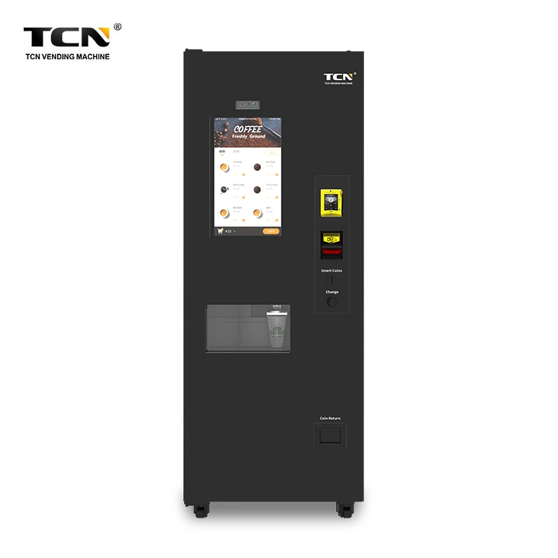 Tcn OEM/ODM Bean completamente automático de la Copa de la máquina expendedora de café con pantalla táctil
