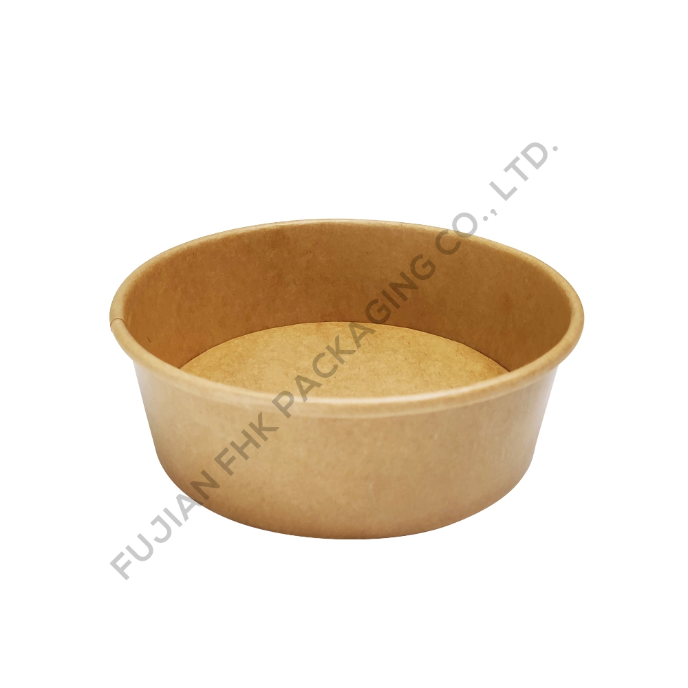 Brown Kraft Paper Salad Bowls Free Samples to Go Packagings