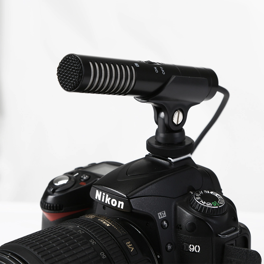 E-Image Professional on-Camera Stereo Microphone with 3.5mm Plug for DSLR Camera (V60)