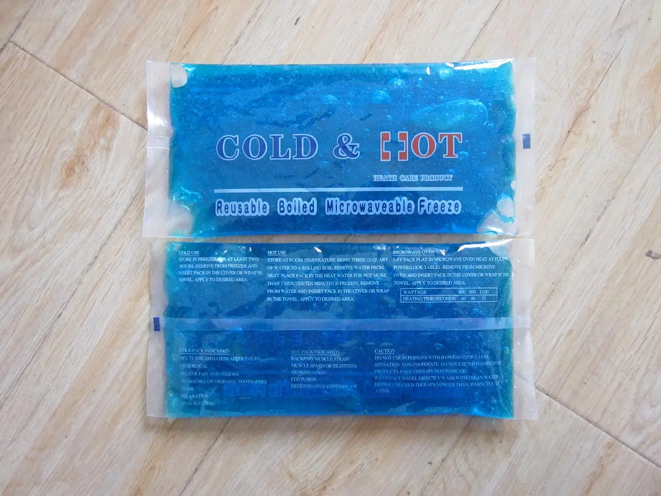 Body Pain Relief Low Temperature Cooling Gel Ice Pack 23X13cm 250g