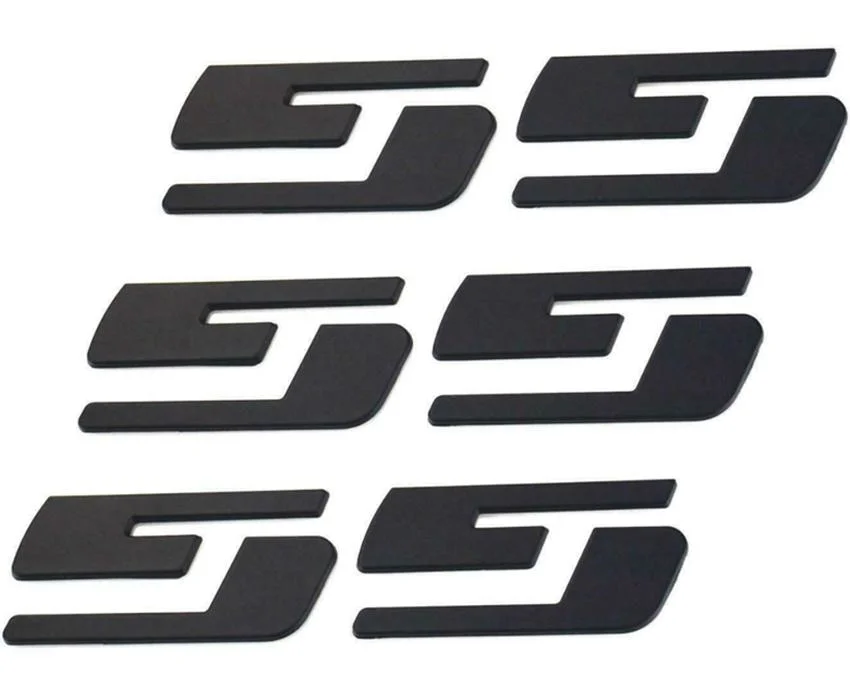 Factory Wholesale/Supplier Customer Logo Black/Chrome Ss Badge Fender Trunk Emblem Decal for Camaro Impala Cobalt