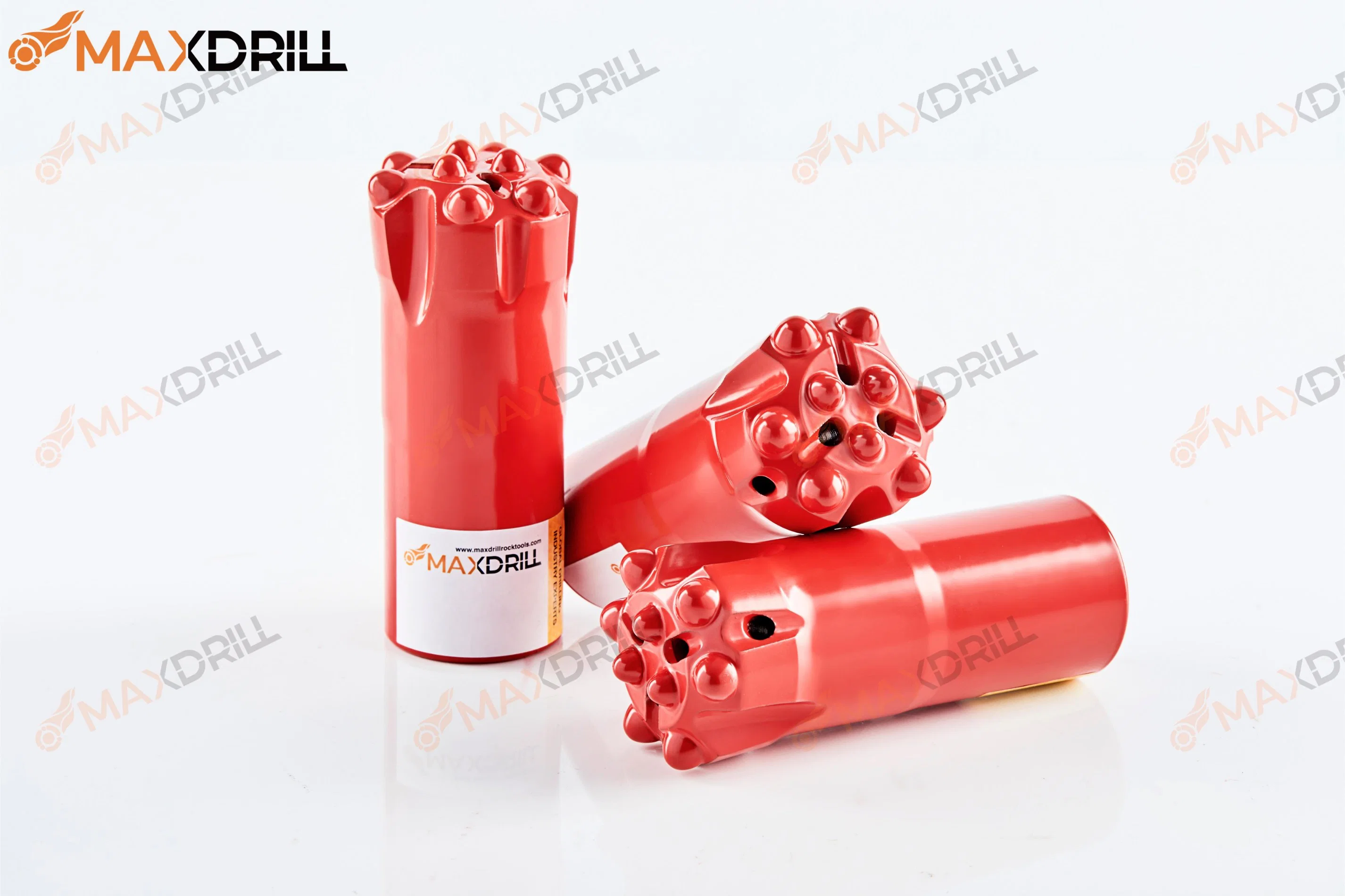 Maxdrill fábrica de alta calidad Precio Herramientas de roca TR35 45mm 9 Puntas rosca de botón para Benching y Drilling