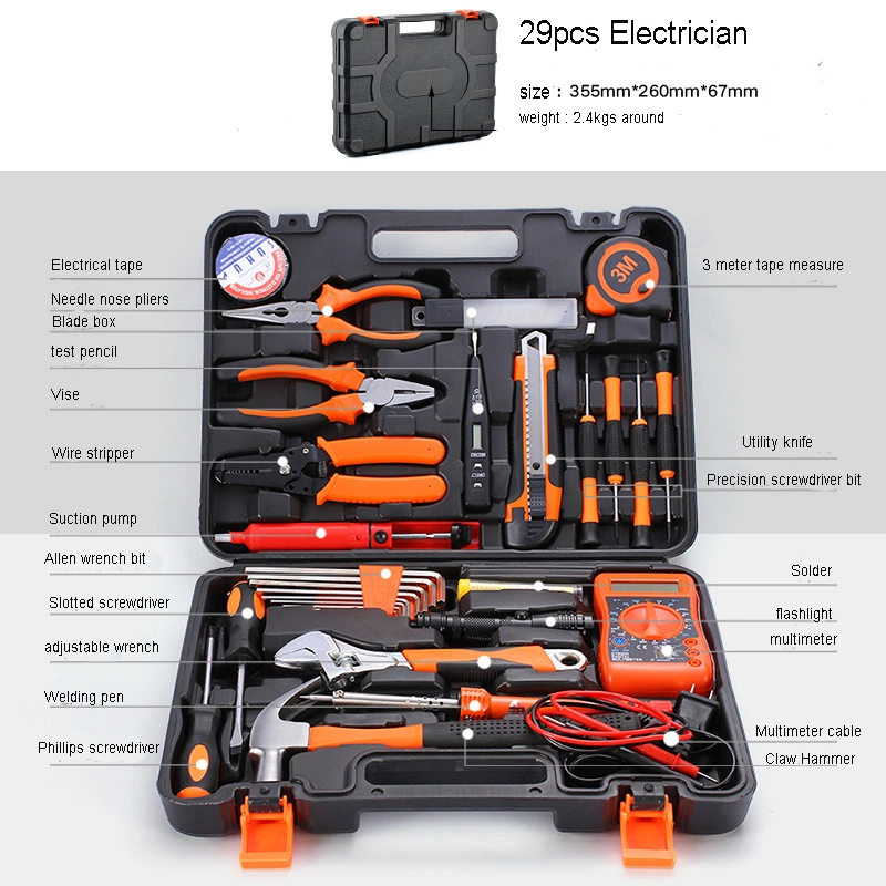 Electric Repair Hand Tools Box Set