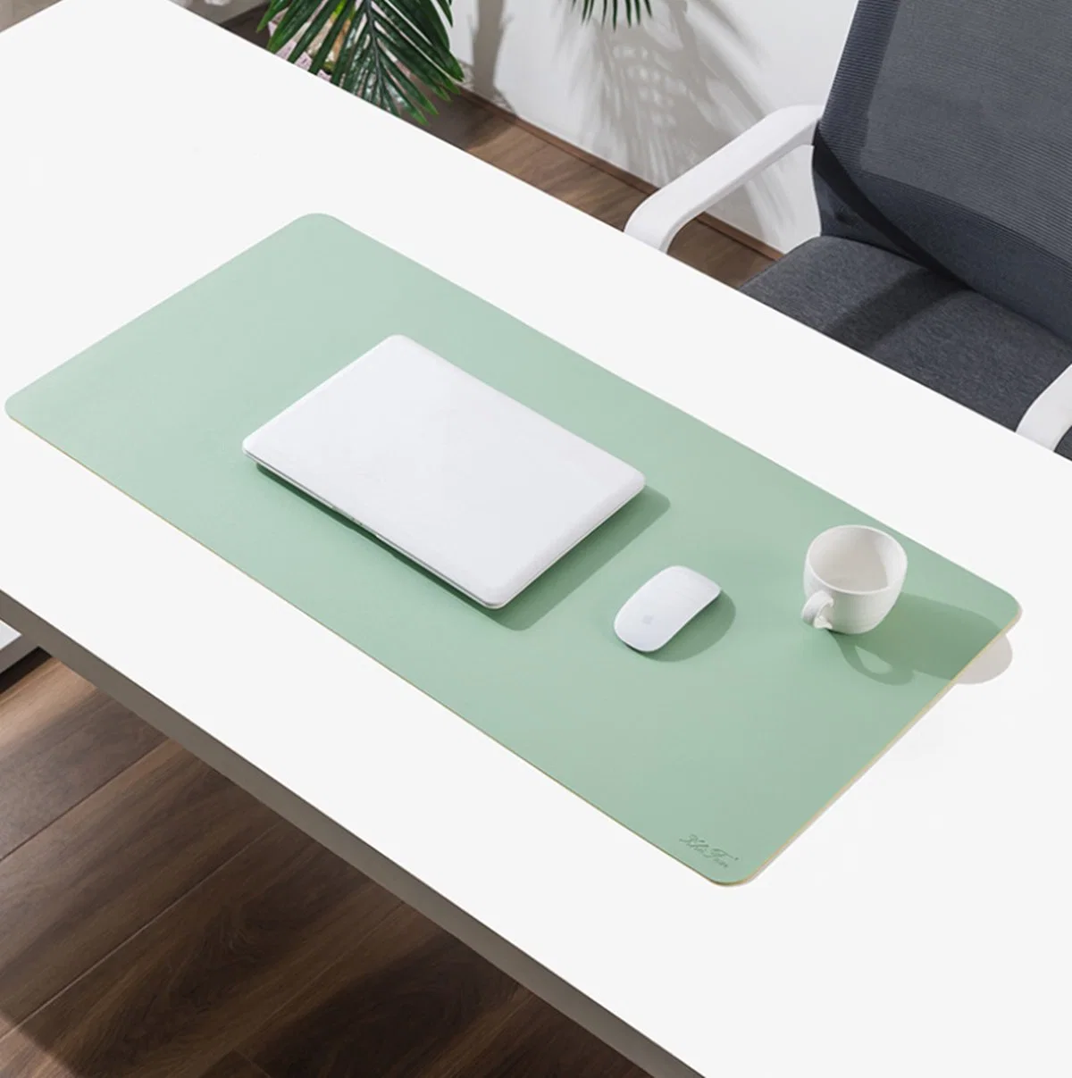 Large PU Leather Anti-Slip Office Use or Computer Gaming Mouse Pad