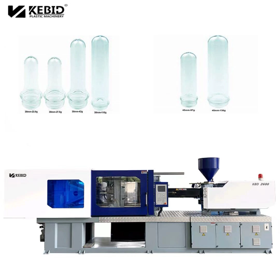 Kebida Marke heißer Verkauf hohe Qualität 268ton Kbd2680 Pet Preform Flasche Embryo Herstellung Spritzgießmaschine