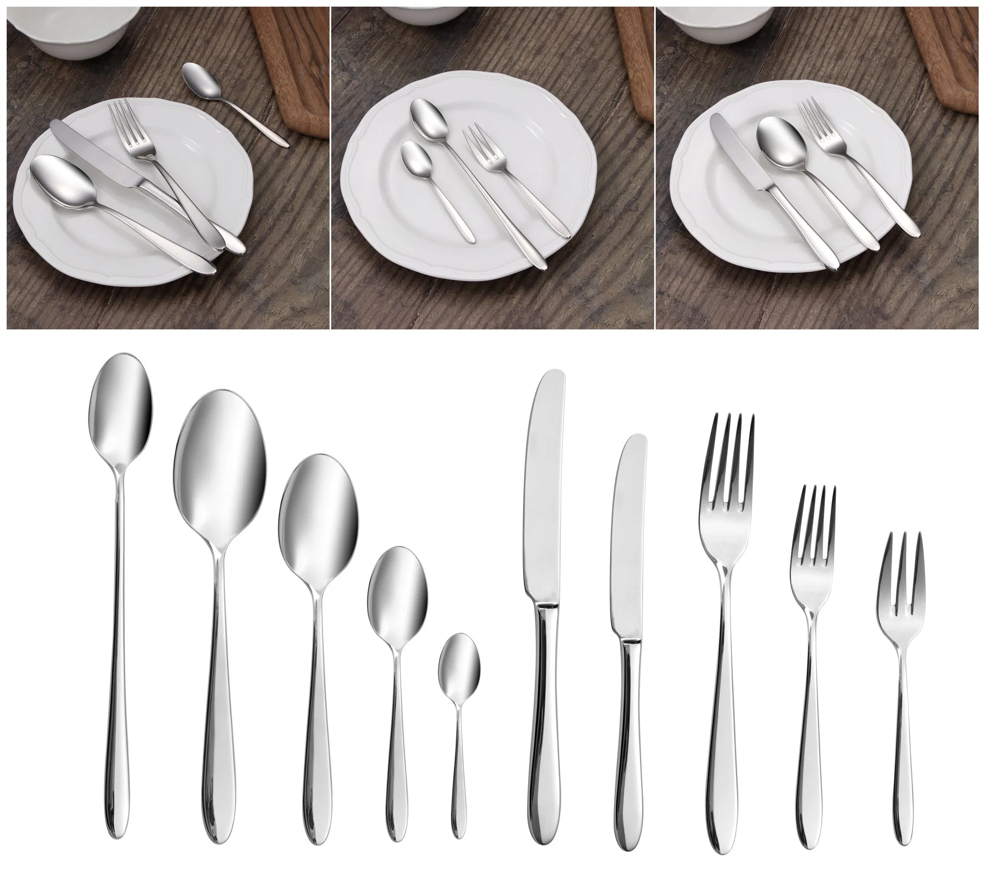 Wholesale/Supplier Luxury Stainless Steel Dinnerware Sets Cutlery