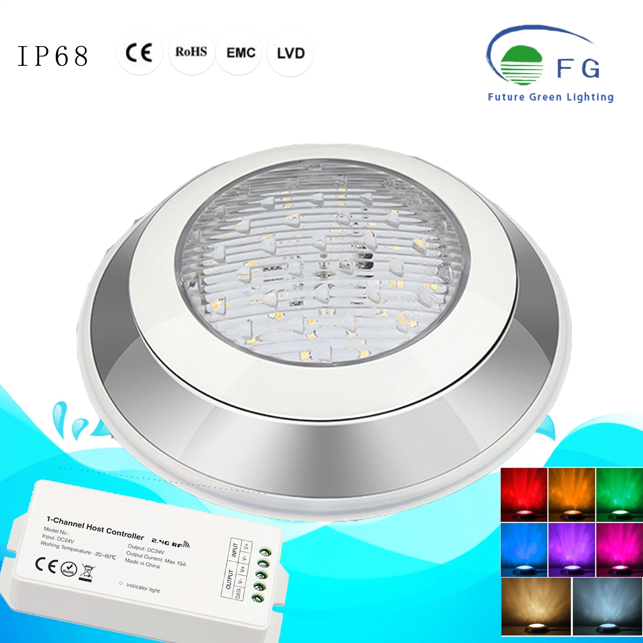 16million Color 12W RGB+CCT LED Underwater Swimming Lamp