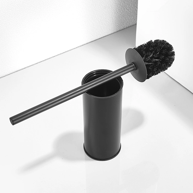 Easy Cleaning Luxury Hotel Bathroom Long Handle Round Free Standing Toilet Brush (NC9898-C3)