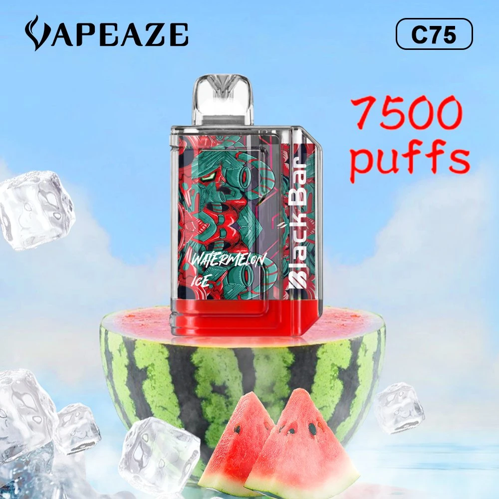 2023 Bar preto descartável Atacado Orion Vape Pen 7500puffs Electronic Cigarro