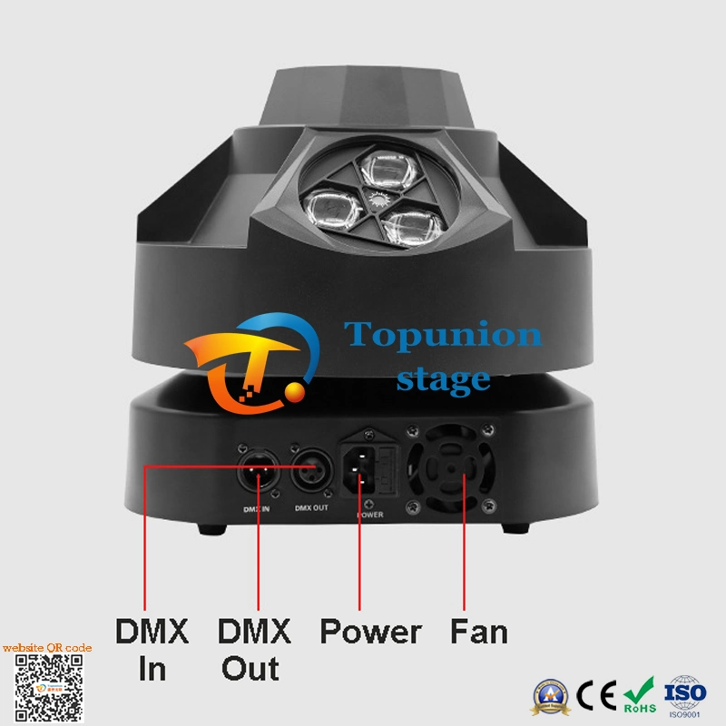 12pcs Full Color Multifunktions-LED-Laser-Dekoration Ausrüstung Moving Head Bühnenbeleuchtung