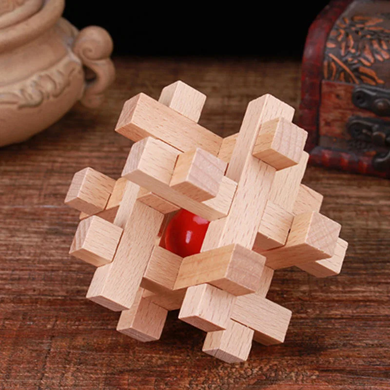 Educational Toys Brain Early Exploitation Small Birthday Gift Kongming Lock Wooden Toys