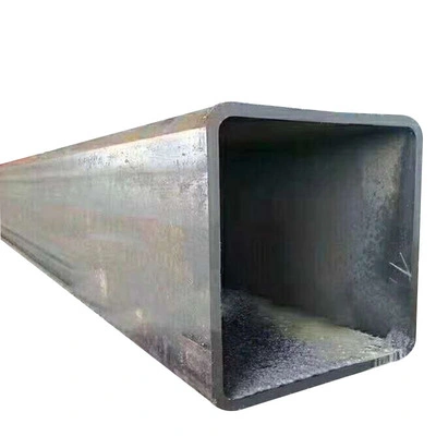 Q235 Q345 tubo de acero cuadrado y rectangular de carbono común