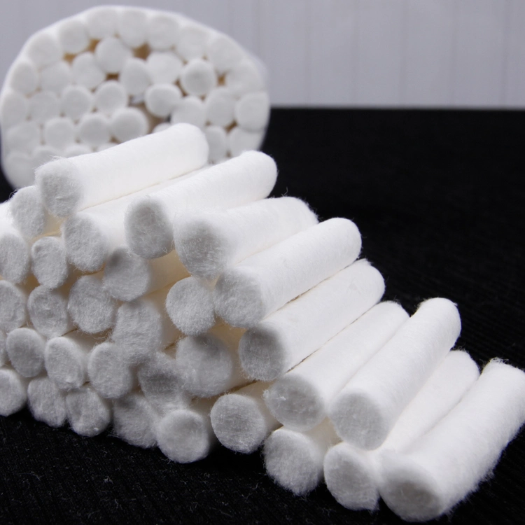 Zahnärztliche Baumwolle Medizinische Einweg-Zahnärztliche Baumwolle