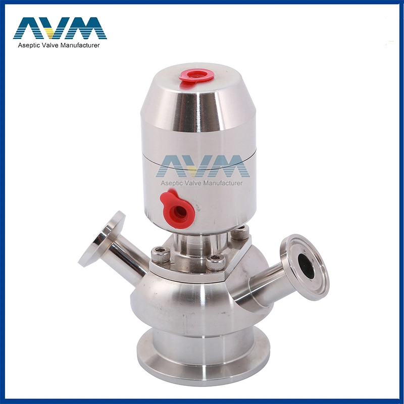 AISI316L Stainless Steel Ferrule Sampling Valve with Silicone Gasket