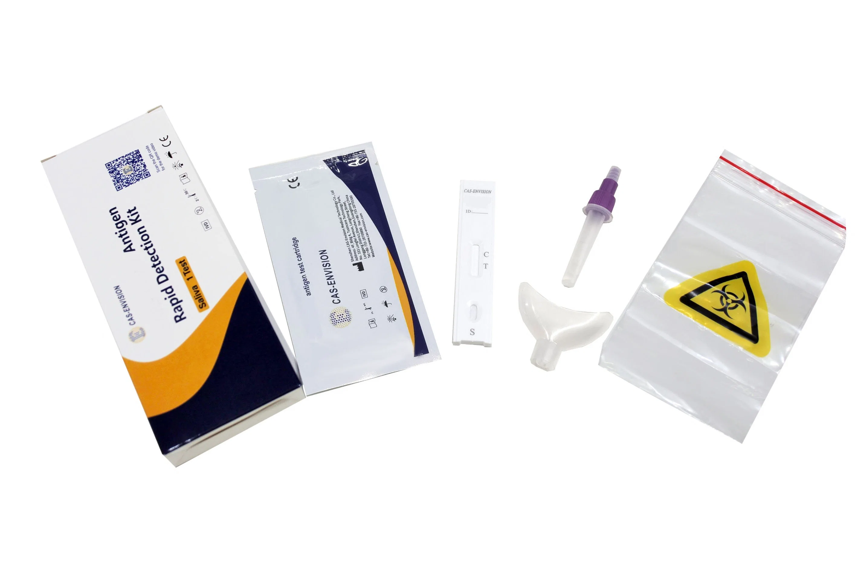 CAS Antigen Rapid Test Kit Lollipop Style Antigen Saliva Test Kit