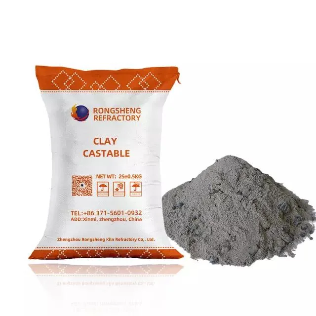 Material refractario Castable Castable de aluminio de alta para los hornos de cemento