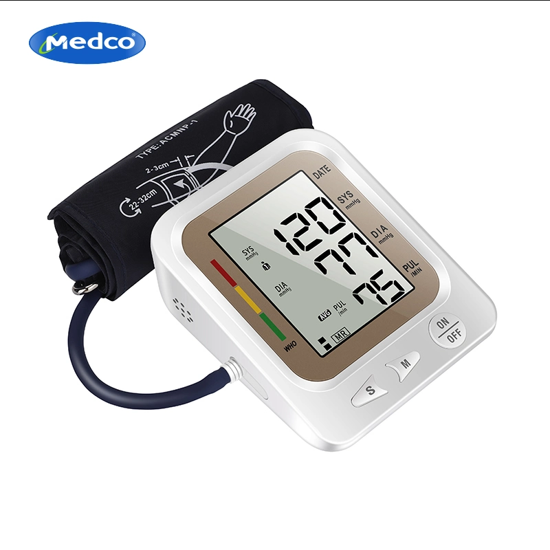 Portable Tensiometro Electronic Blood Pressure Monitor Digital Upper Arm Sphygmomanometer