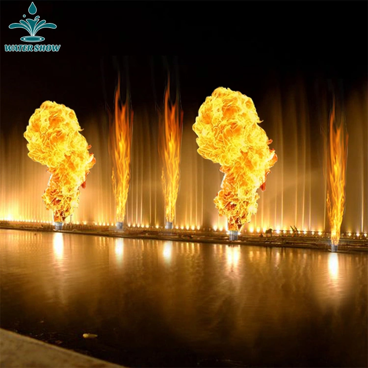 Garden Decorative Outdoor Fire Flame Jet Dancing Water Fountain