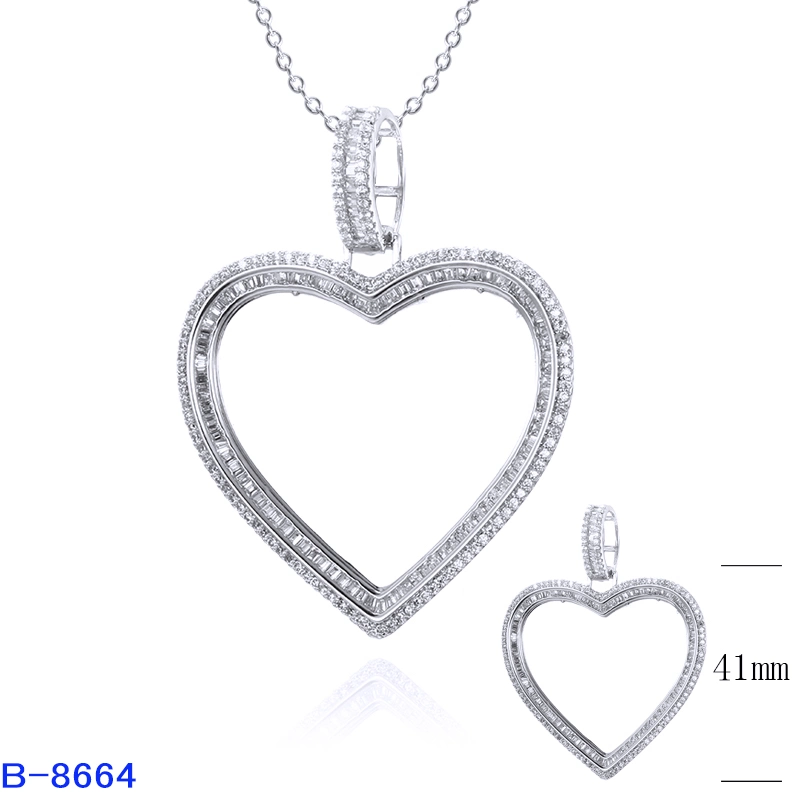 Wholesale/Supplier New Model 925 Sterling Silver Fashion Jewelry CZ Pendant for Women